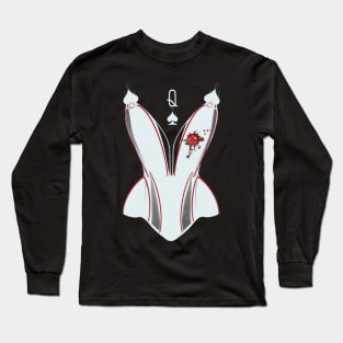 White Spades Queen Long Sleeve T-Shirt